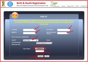 UP Birth Certificate Apply Online 2024